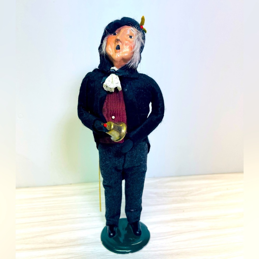 Byers Choice 1993 The Caroler With Bell 12.75” Signed Limited 66/100 Vintage